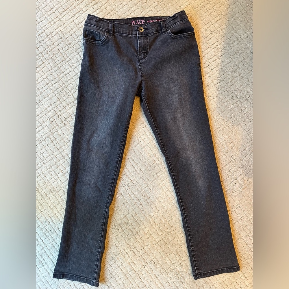 Children’s Place Faded Black Wash Skinny Jeans